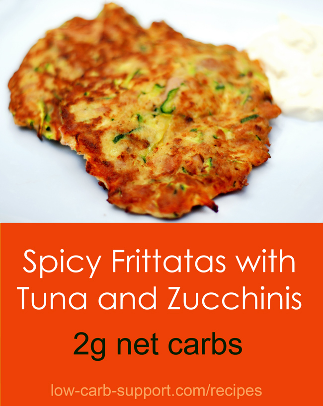 Low Carb Tuna Zucchinis Frittatas