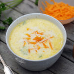 Cauliflower soup with cheddar - low-carb recipe