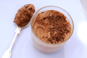 low-carb keto chocolate mousse