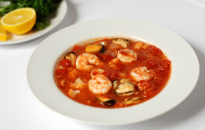 Low-carb fish soup