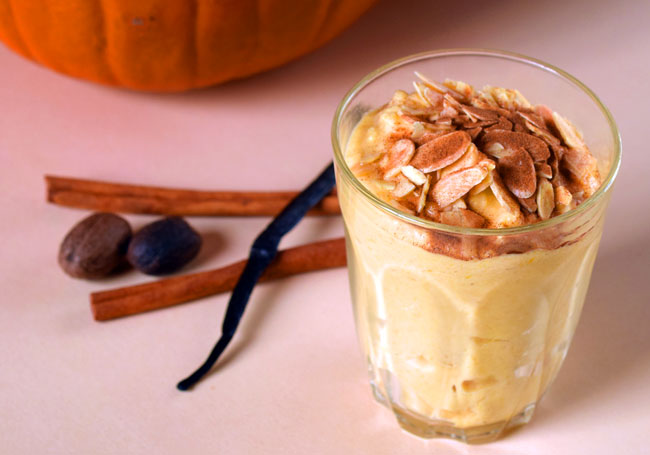 Low-carb pumpkin mousse