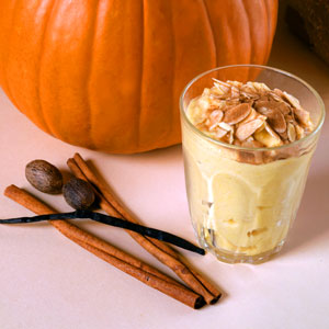 Low carb pumpkin mousse