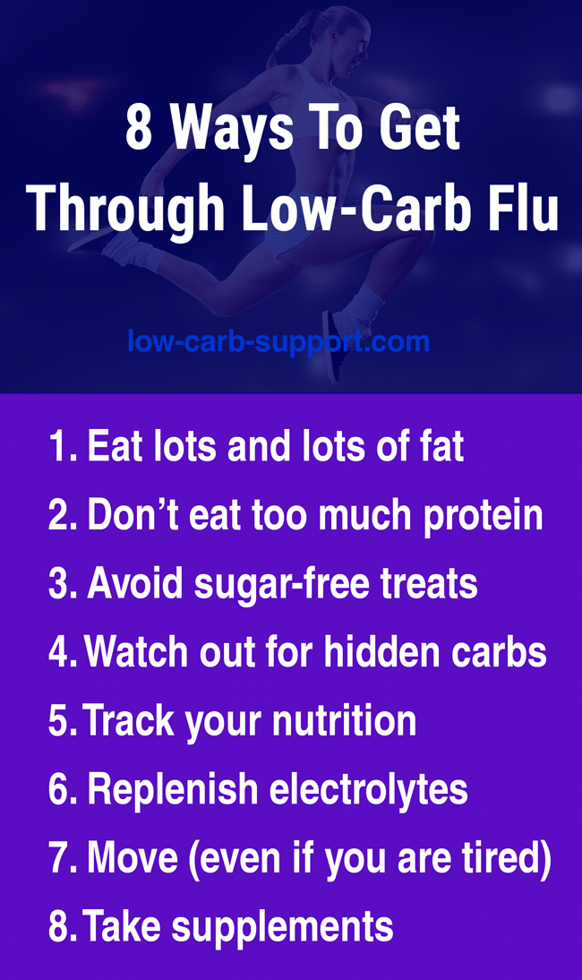 Keto flu - 8 ways to cope