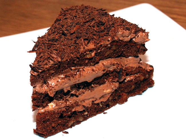 Low-carb sugar-free chocolate cake