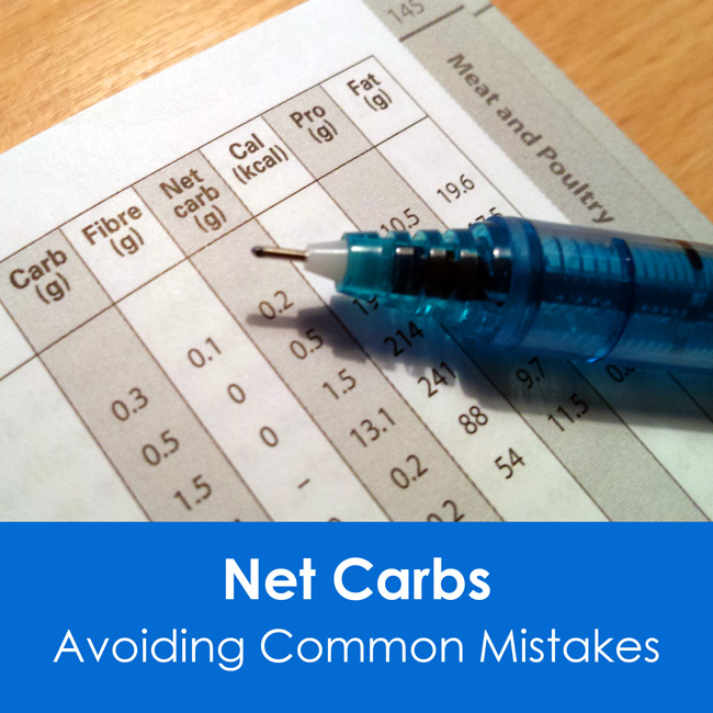 Net carbs - Avoid common counting mistakes