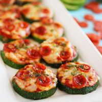 Low-Carb Zucchini Recipe - Zucchini Pizza Bites