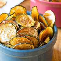 Low-Carb Zucchini Recipe - Zucchini Chips