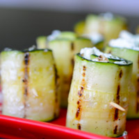 Low-Carb Zucchini Recipe - Zucchini and Goat Cheese Wraps