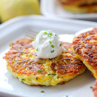 Low-Carb Zucchini Recipe - The Easiest Zucchini Fritters