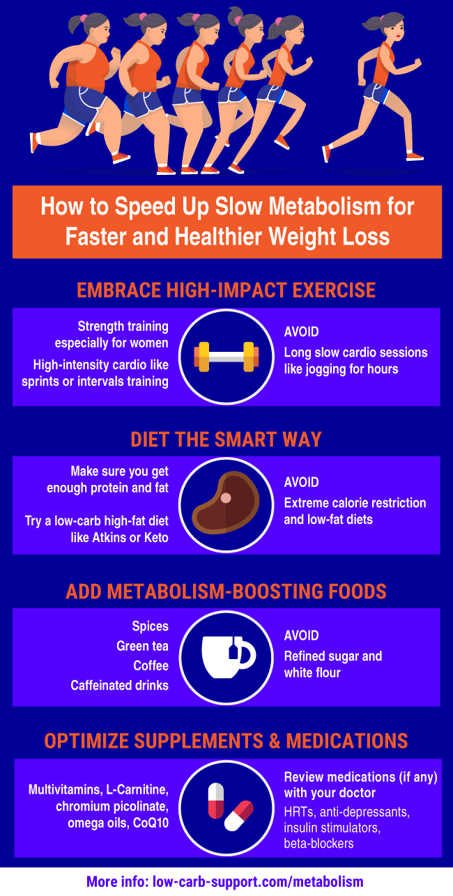 Metabolism low-carb diet