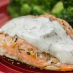 Quick Keto dinner - baked salmon