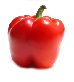 red bell peppers